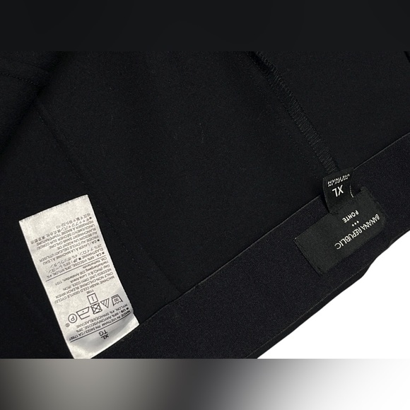 Banana Republic Black Ponte Wide-Leg Pants XL Stretch Workwear Comfort - Picture 7 of 11